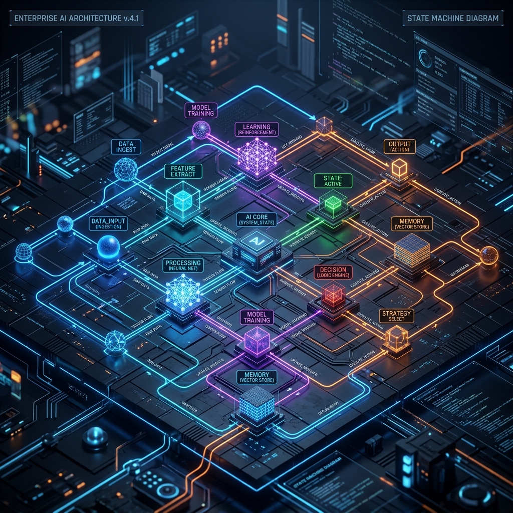 Semantic Routing State Machine Diagram